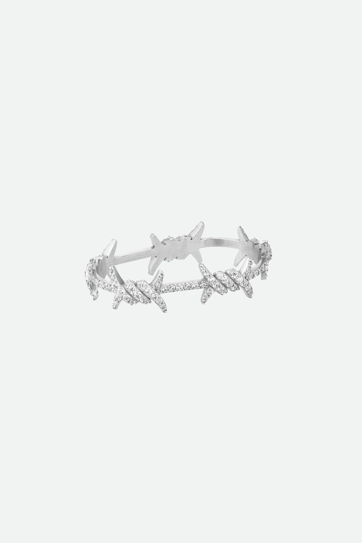 Thorn Ring with Cubic Zirconia