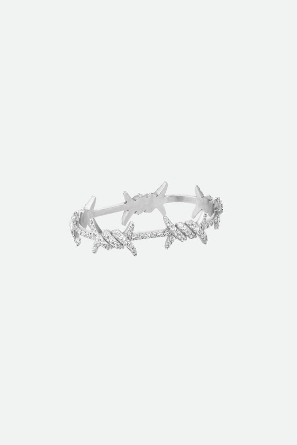 Thorn Ring with Cubic Zirconia