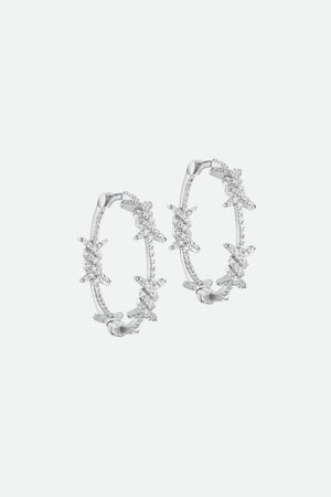 Thorn Hoop Earrings