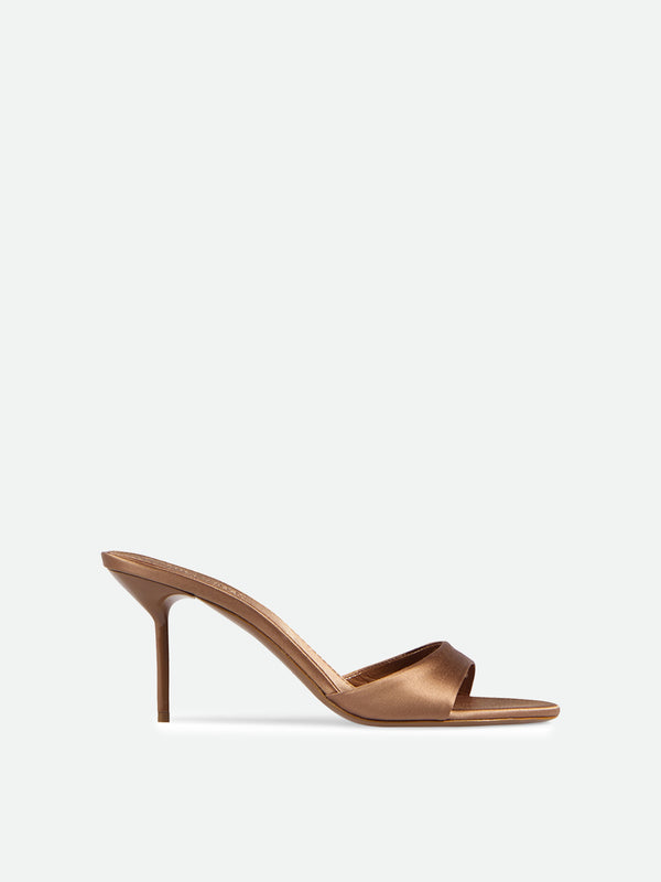 Lidia Mule 70 Satin Caramel
