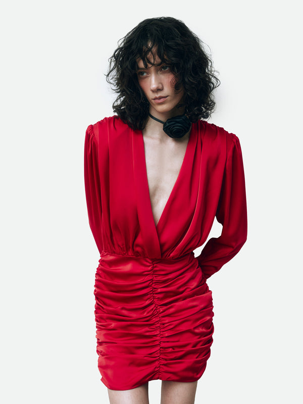 Magda Dress Red