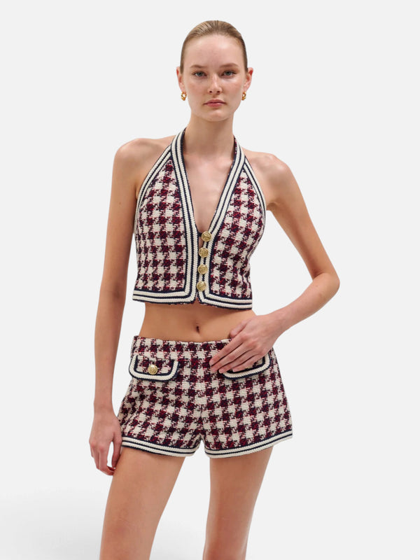 Bromley Short Ivory Navy Red
