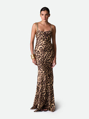 AL Slip Dress Leopard