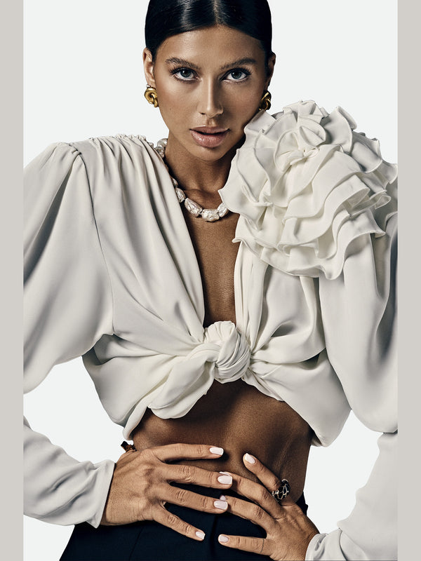 Blooming Blouse White