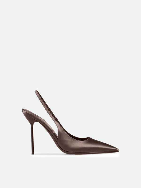 Lidia Slingback Patent Ebano