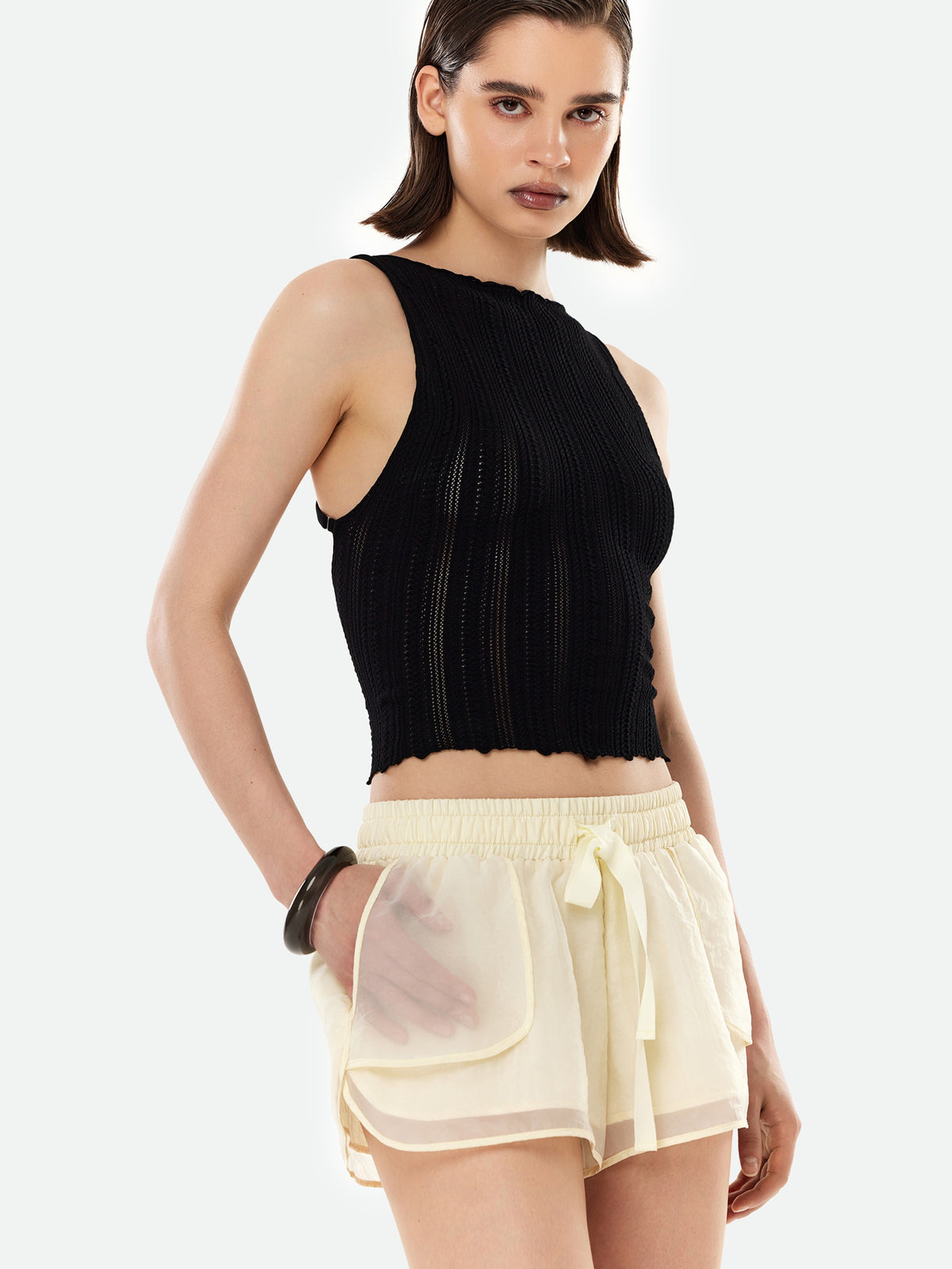 Christy Shorts Ivory