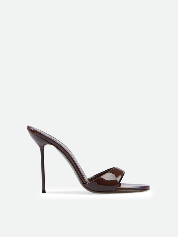 Lidia Mule Patent Ebano