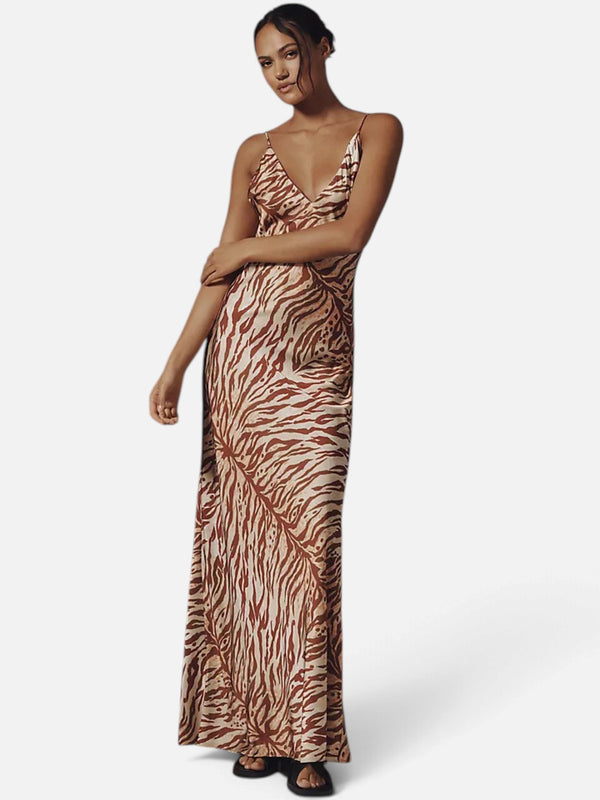 Rowan Dress Tiger Print