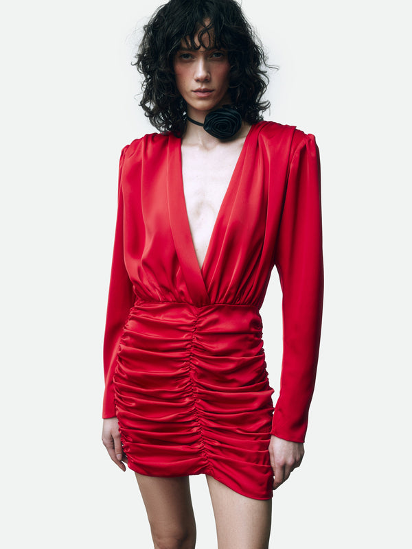Magda Dress Red