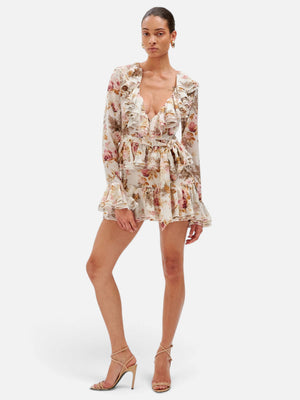 Palmero Dress Muted Floral