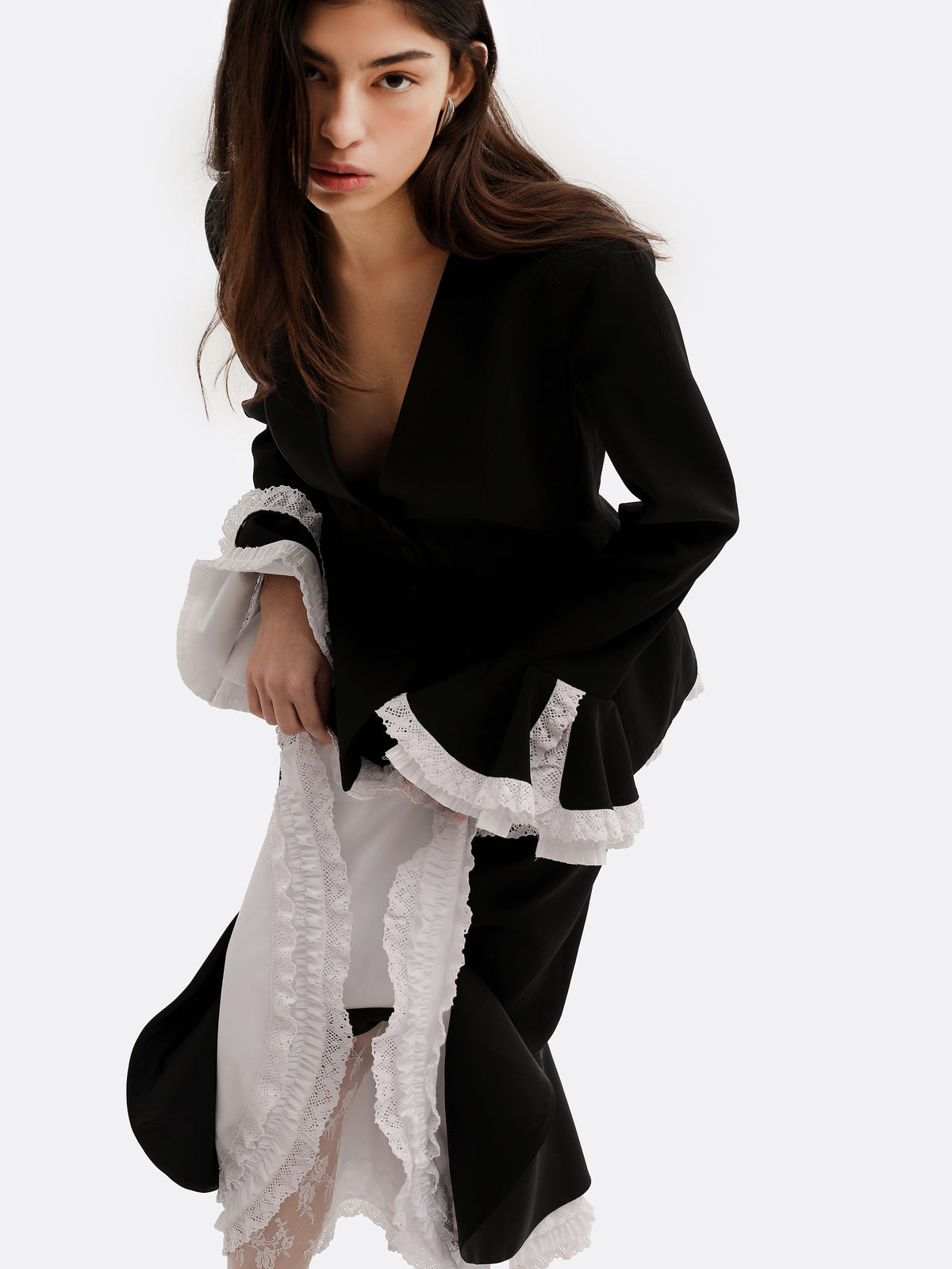 O32 Jacket Black-White