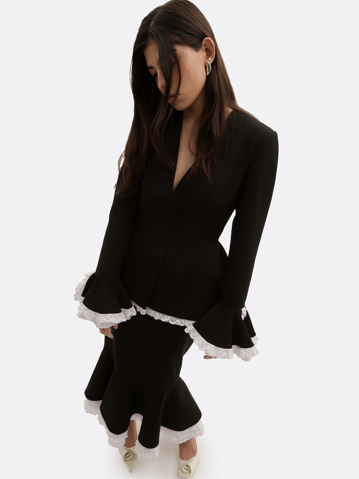 O32 Jacket Black-White