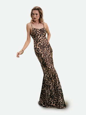 AL Slip Dress Leopard