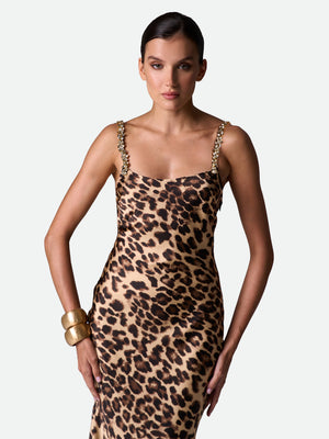 AL Slip Dress Leopard