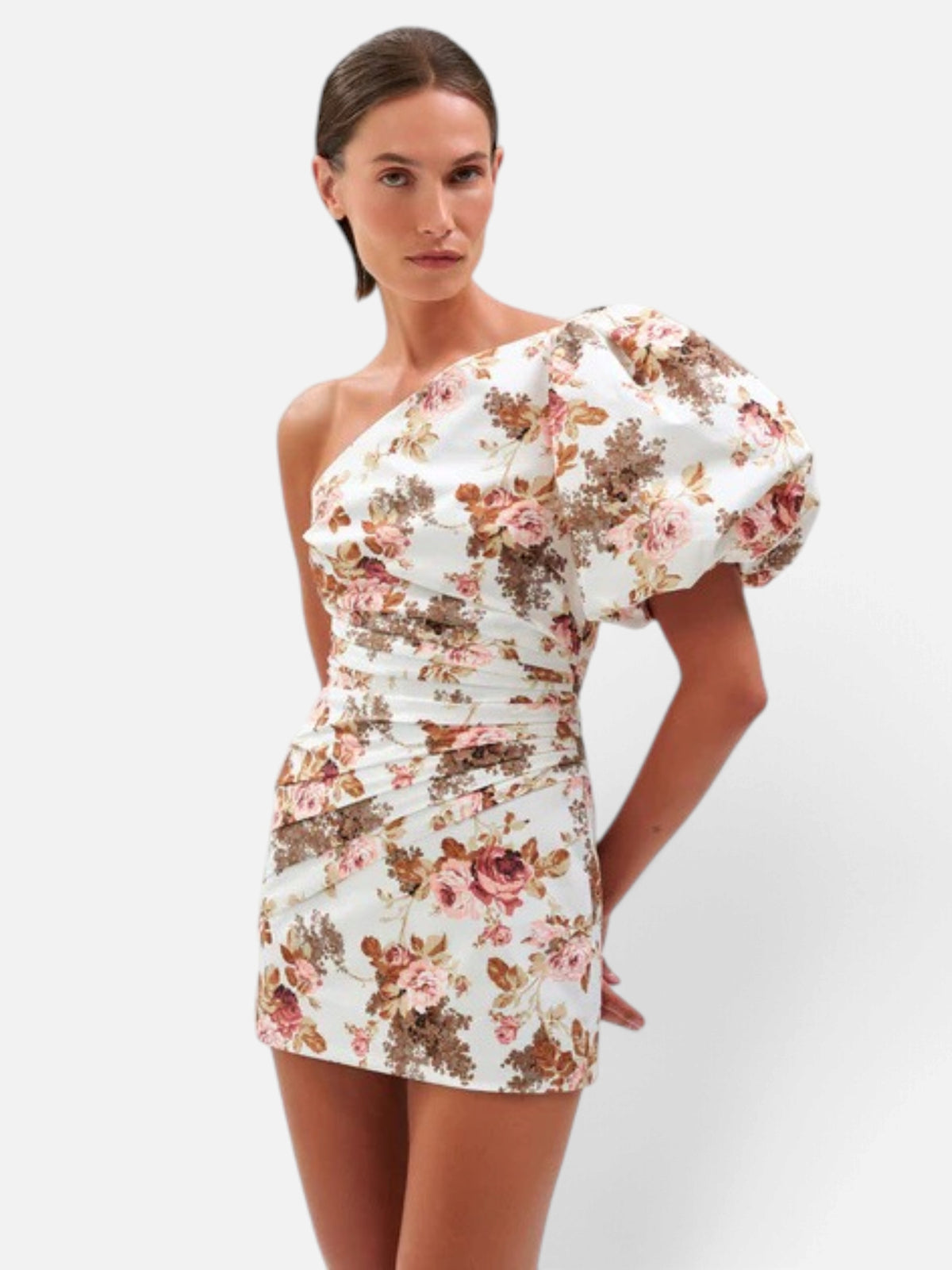 Garda Dress Muted Floral