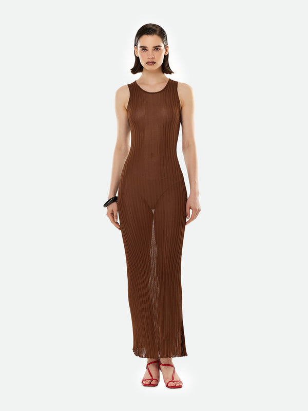Teona Dress Brown