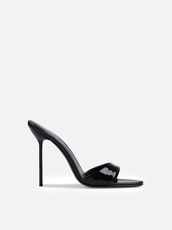 Lidia Mule Patent Black