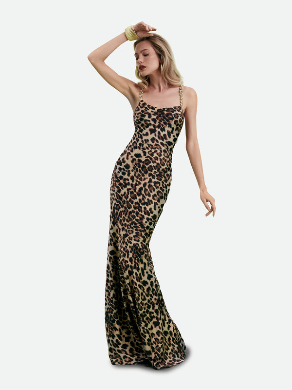 AL Slip Dress Leopard