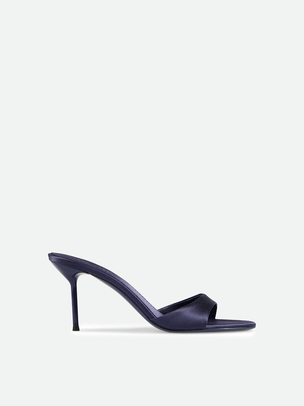 Lidia Mule 70 Satin Midnight