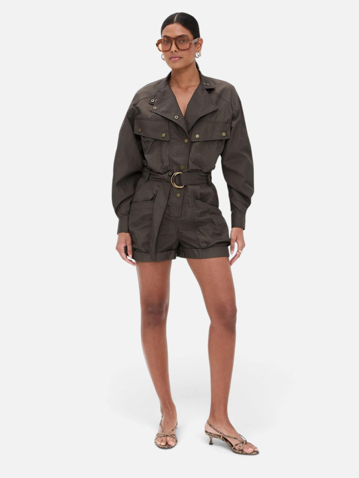Mildred Romper Military