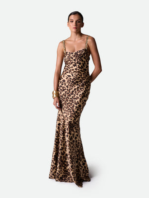 AL Slip Dress Leopard