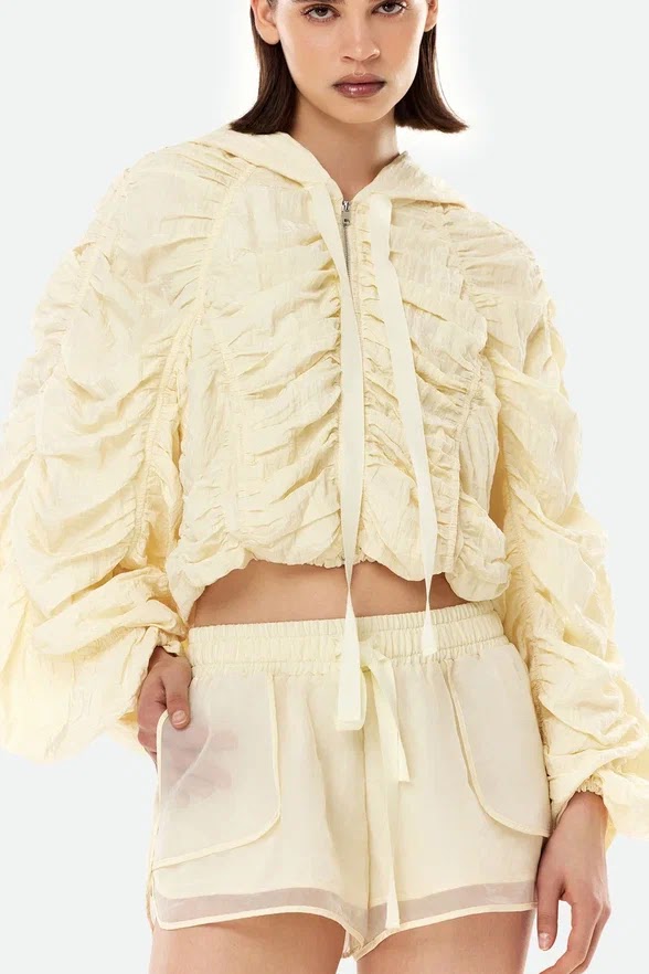Christy bomber  ivory