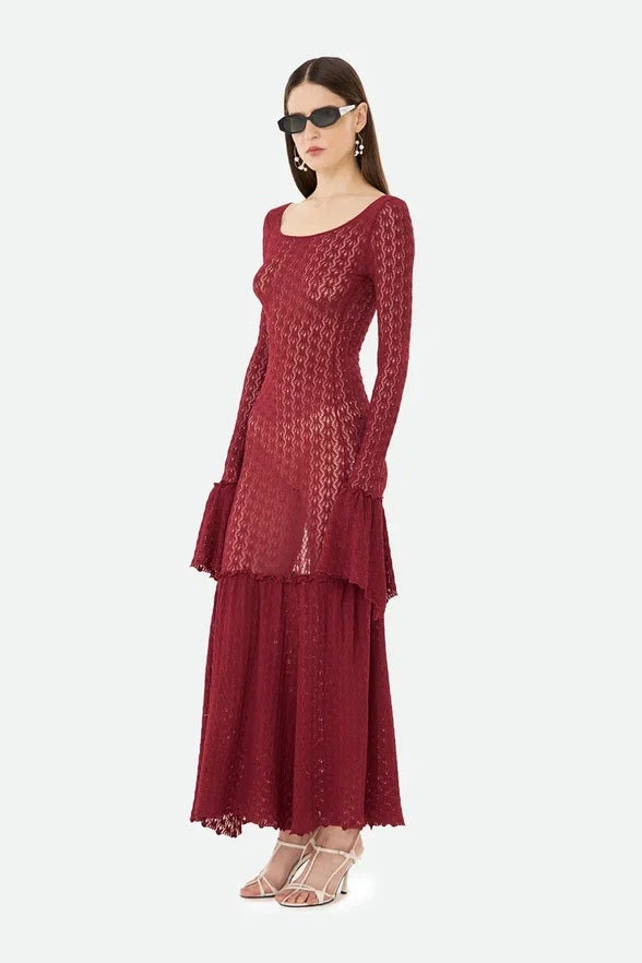 ISA dress bordo