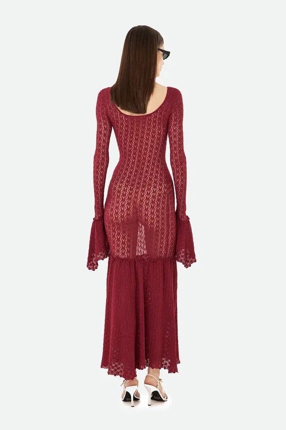 ISA dress bordo