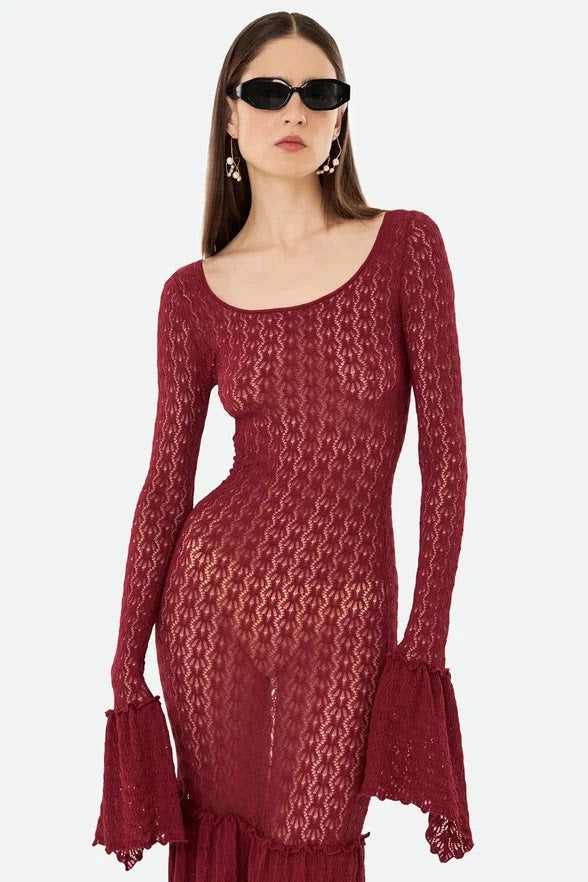 ISA dress bordo