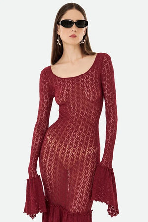 ISA dress bordo