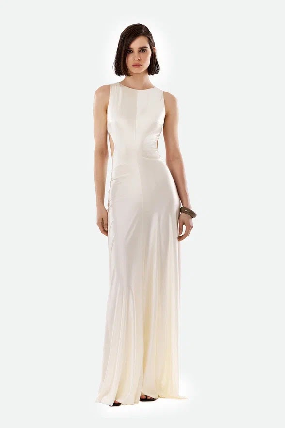 Theia dress milk